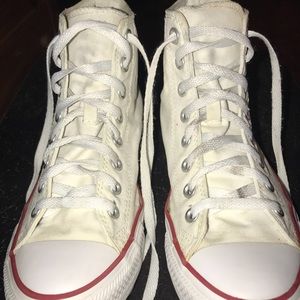 White Hightop Chuck Taylor Converse